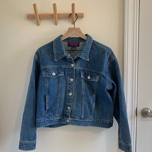 Vintage Cropped Denim Jacket